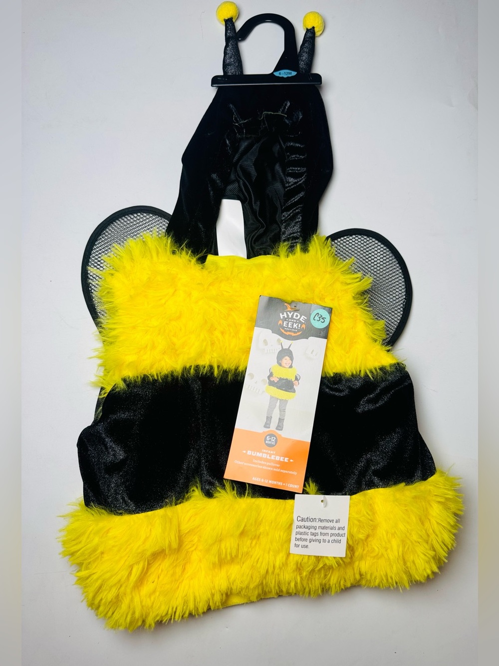 Hyde & EEK! Infant Bumblebee Halloween Costume 6-12 Months